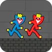 Red and Blue Stickman Huggy 2